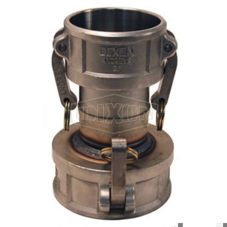 Dixon Cam and Groove Spool Coupler, 4 x 5 in Nominal, Coupler End Style, 316 SS, Domestic 4050-DD-SS